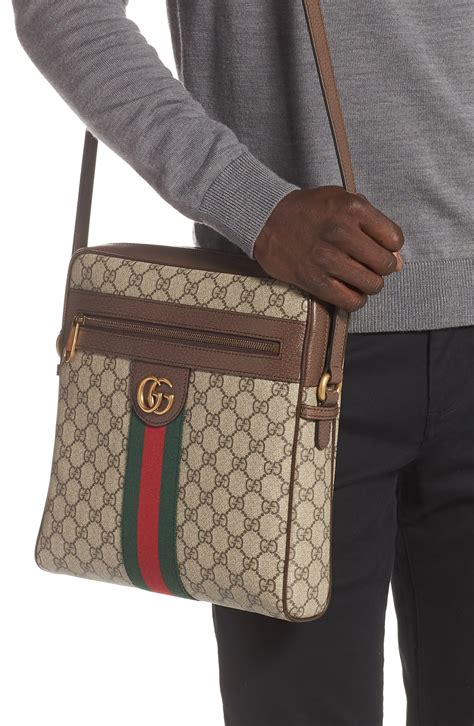 gucci supreme small messenger bag|Gucci ophidia gg Messenger bag.